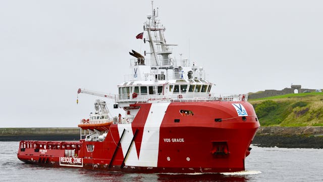 The VOS Grace is one of three vessels that will support BP&rsquo;s operations in the Caribbean.
