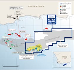 Block 11B/12B offshore South Africa