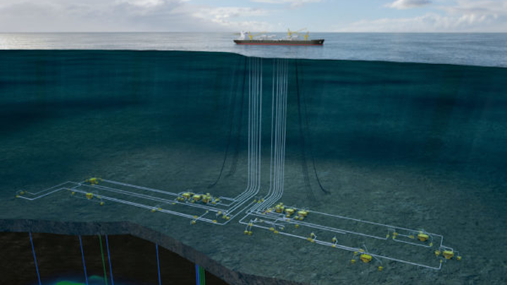 Schematic of the ultra-deepwater Pecan field development offshore Ghana