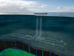 Schematic of the ultra-deepwater Pecan field development offshore Ghana Schematic of the ultra-deepwater Pecan field development offshore Ghana