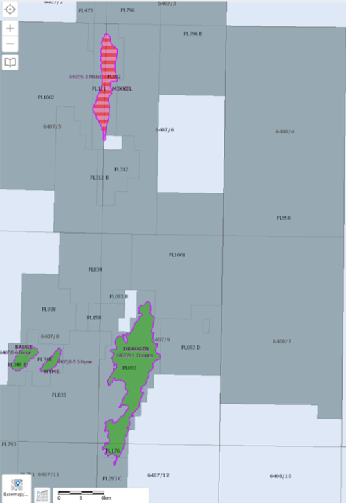 Production license 958 in the Norwegian Sea