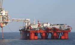 Prosafe's semisubmersible support rig Safe Scandinavia Prosafe's semisubmersible support rig Safe Scandinavia