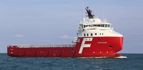 Solstad Offshore’s platform supply vessel Normand Starling