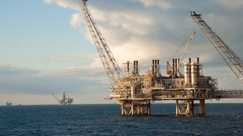 Central Azeri platform in the Caspian Sea