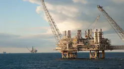 Central Azeri platform in the Caspian Sea