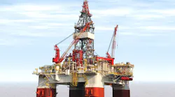 West Capricorn semisubmersible drilling rig