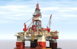 West Capricorn semisubmersible drilling rig