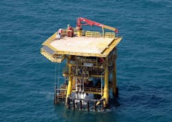 Doroud oil field offshore Iran