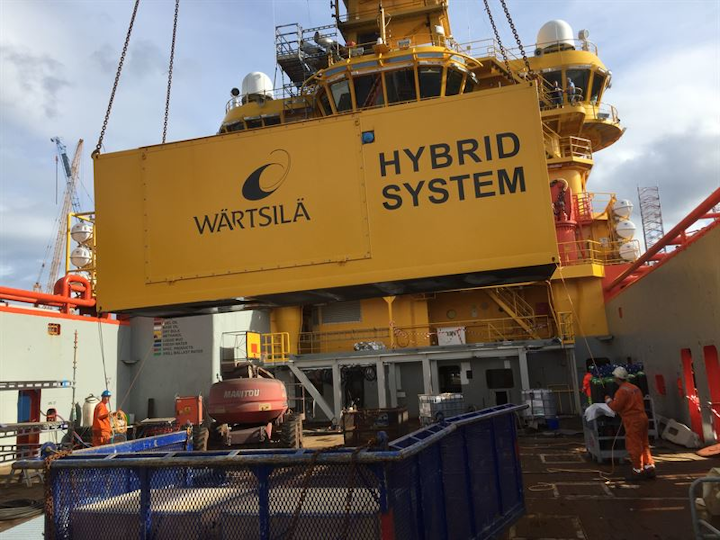 Wärtsilä hybrid system
