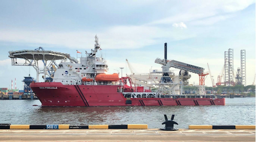 The multi-purpose support vessel MMA Pinnacle