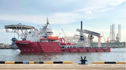 The multi-purpose support vessel MMA Pinnacle The multi-purpose support vessel MMA Pinnacle