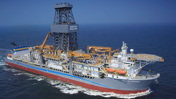 Pacific Drilling’s ultra-deepwater drillship Pacific Khamsin