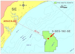 Well 3-SES-192 in the BM-SEAL-4 concession of the deepwater Moita Bonita area Well 3-SES-192 in the BM-SEAL-4 concession of the deepwater Moita Bonita area