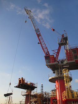 Innovo and Petroconst SA complete crane project in the Black Sea