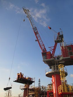 Innovo and Petroconst SA complete crane project in the Black Sea Innovo and Petroconst SA complete crane project in the Black Sea