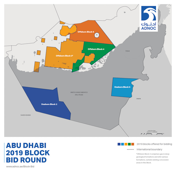Abu Dhabi offering three offshore blocks in second license ...