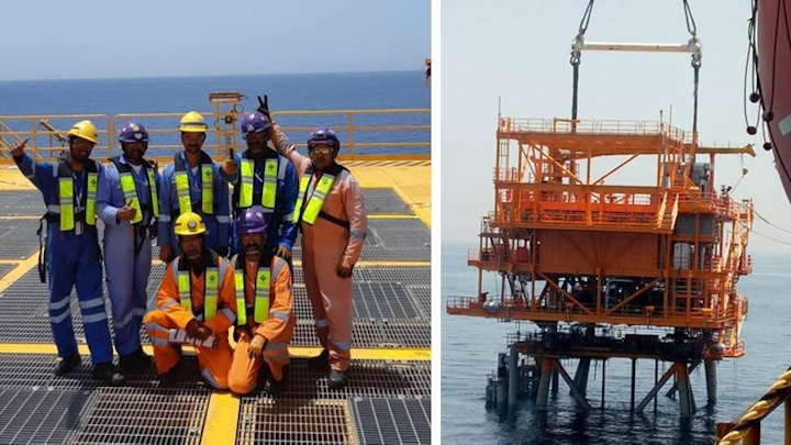 AQAM field development off the UAE