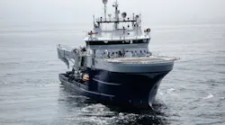 The dive support vessel Rever Sapphire