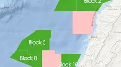 Five offshore blocks for tender under Lebanon’s second offshore licensing round