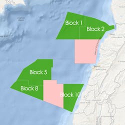 Five offshore blocks for tender under Lebanon’s second offshore licensing round Five offshore blocks for tender under Lebanon’s second offshore licensing round