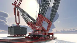 ALE's land-based crane, the SK10,000