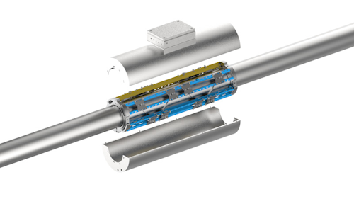 XSENS' XACT ultrasonic clamp-on flowmeter