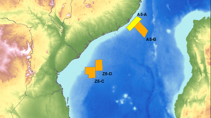 Blocks A5-B, Z5-C, and Z5-D offshore Mozambique