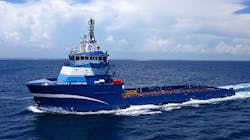 The platform supply vessel Harvey Champion will be equipped with GE&apos;s SeaGreen energy storage system.