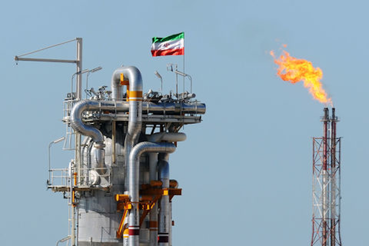 South Pars gas field development in the Persian Gulf.