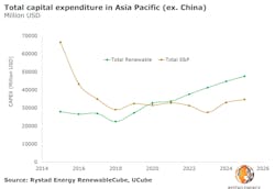Total capital expenditure in Asia/Pacific (ex. China) Total capital expenditure in Asia/Pacific (ex. China)