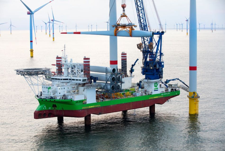 The Sea Installer will install the turbines at the Hornsea Two offshore wind farm.