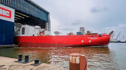 Subsea 7’s reel-lay vessel Seven Vega at Royal IHC’s shipyard in Krimpen aan den IJssel, the Netherlands.
