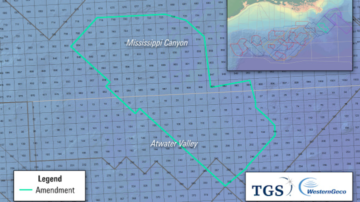 The Amendment Phase 1 project in the Mississippi Canyon and Atwater Valley protraction areas in the Gulf of Mexico.