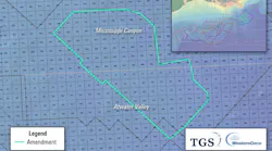 The Amendment Phase 1 project in the Mississippi Canyon and Atwater Valley protraction areas in the Gulf of Mexico.