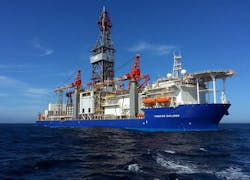 The deepwater drillship Tungsten Explorer is drilling the Merak-1 exploration well offshore Egypt. The deepwater drillship Tungsten Explorer is drilling the Merak-1 exploration well offshore Egypt.