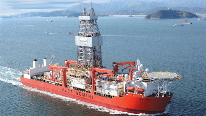 The ultra-deepwater drillship West Gemini
