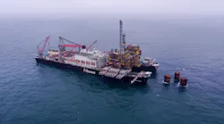The Pioneering Spirit has removed the 25,000-ton topsides from Shell’s Brent Bravo platform in the UK northern North Sea.