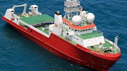 The Fugro Equator vessel acquired geophysical data including multibeam echosounder and sub-bottom profiler data offshore Sabah, Malaysia. The Fugro Equator vessel acquired geophysical data including multibeam echosounder and sub-bottom profiler data offshore Sabah, Malaysia.