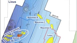 Anchois is in the Lixus license offshore Morocco. Anchois is in the Lixus license offshore Morocco.