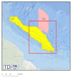 The environmental baseline studies were conducted in the southern part of the Kaieteur block and the southeastern part of the Stabroek block offshore Guyana.