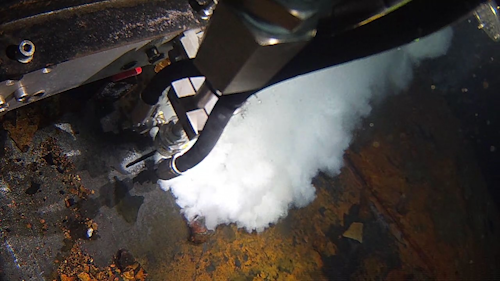 JFO has developed an internal abrasive cutting system for decommissioning of offshore oil and gas structures.