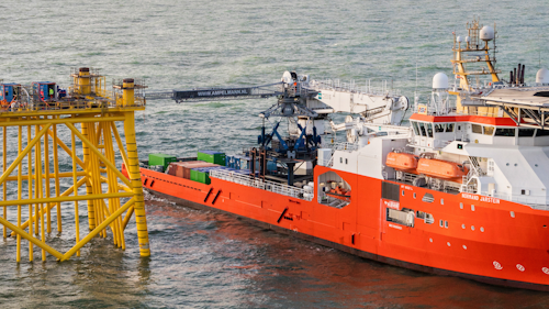 The E-type is Ampelmann’s largest W2W system for operations in rough weather conditions.