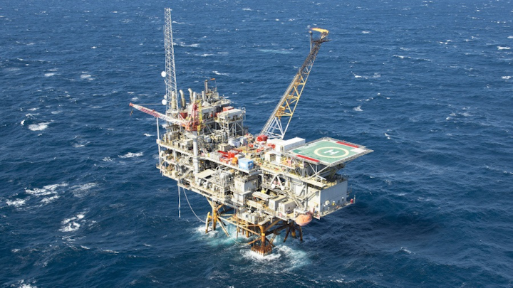 The Enchilada fixed platform is in Garden Banks block 128 in the Gulf of Mexico.