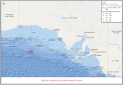 The map shows the proposed location of the Stromlo well and all the existing wells in the region. The map shows the proposed location of the Stromlo well and all the existing wells in the region.