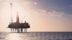 The Goodwyn A platform offshore Western Australia. The Goodwyn A platform offshore Western Australia.