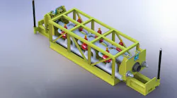 In-pipeline liquid removal unit for the pseudo dry gas system.