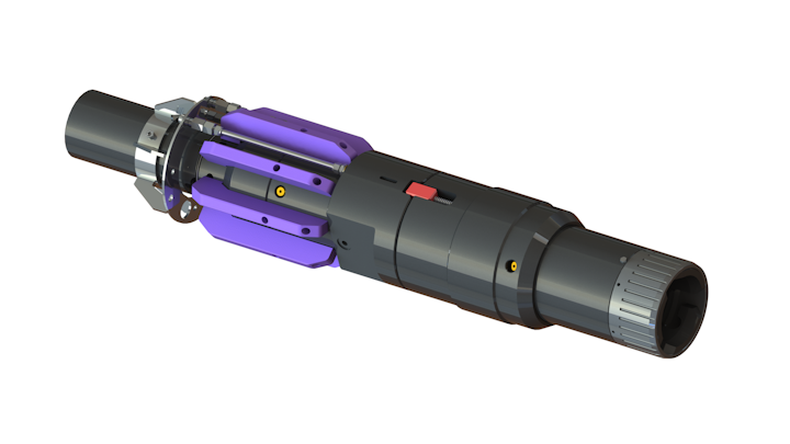 Rendering of the Temporary Abandonment Cap Test Tool.
