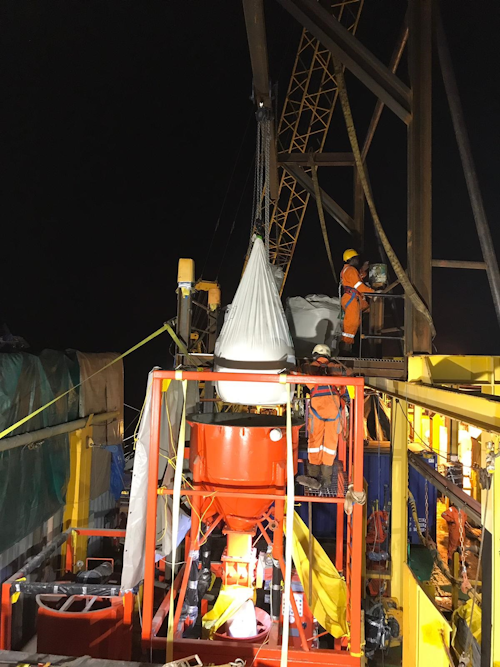ULO equipment, products and manpower onsite at Perenco’s Lucina gas line in Gabon.