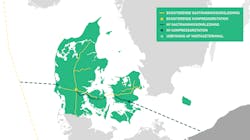 Map of the Baltic Pipe project. Map of the Baltic Pipe project.