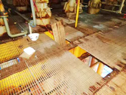 Incident site at Platform 'B' in Eugene Island block 331.